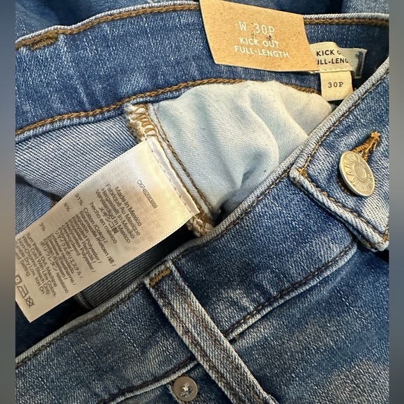 Madewell Petite Kick Out Full Length Jeans Merrigan Wash 30P NWT - Picture 8 of 9